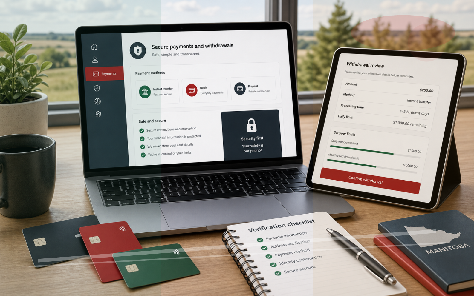 Secure payment review and verification checklist